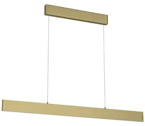 IMMAX NEO LISTON SMART závesné svietidlo 118cm 18W zlatá / Zigbee 3.0 &amp; TUYA