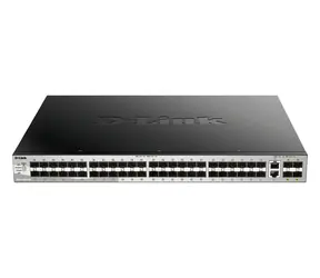 D-Link DGS-3130-54S / 48x SFP Switch / 2x 10G RJ-45 / 2x 10G SFP+