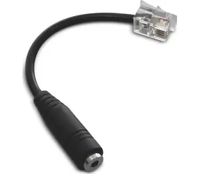 Sonoff Adaptér pre senzory 2.5 mm Jack (F) - RJ9 (M) 5 cm čierna
