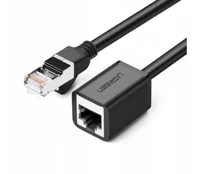 Ugreen Cat 6 FTP Ethernet RJ45 Predlžovací patch kábel tienený 1m čierny