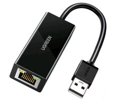 Ugreen CR110 Adaptér USB na RJ45 čierna