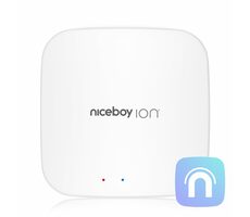 Niceboy ION ORBIS Bridge biela / Riadiaca jednotka pre ION ORBIS / dosah 90m / WiFi / ZigBee 3.0 / Bluetooth 5.0