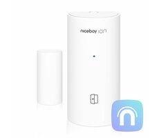 Niceboy ION ORBIS Window &amp; Door Sensor biela / Detektor otvorenia dverí a okien / ZigBee / Bluetooth / MESH
