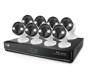 iGet HGNVK164908 / Kamerový systém / 8 kamier / UHD 4K / 16CH / IP66 / WAN / 16x LAN / HDMI / VGA