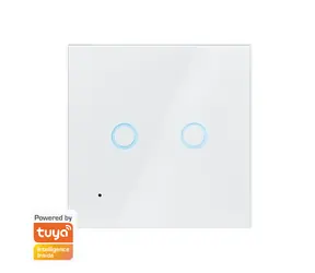 LogiLink SH0112 biela / Nástenný dvojitý spínač / WiFi