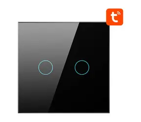 Avatto ZTS02- EU-B2 čierna / Šikovný vypínač / 2 kanály / ZigBee