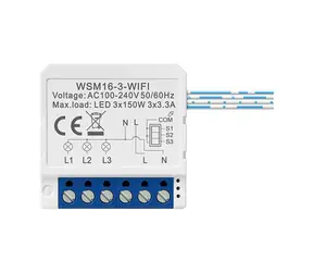Avatto WSM16-W3 biela / Šikovný spínač / 3 kanály / WiFi