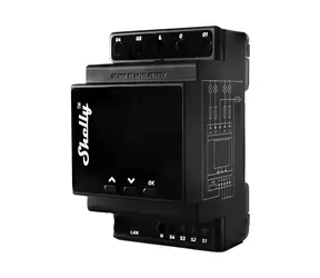 Shelly Pro 4PM šedá / Šikovný spínač s meraním spotreby / 4 kanály / BT 4.2 / WiFi