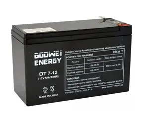 GOOWEI Energy Pb záložný akumulátor VRLA AGM 12V/7.2Ah