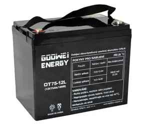 GOOWEI Energy Pb záložný akumulátor VRLA GEL 12V/75Ah