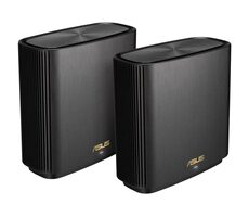 Asus ZenWifi XT9 čierna 2ks / Mesh router AX7800 / WiFi 6 / 2.4GHz / 2x 5GHz / 2.5Gbps WAN + 3x LAN