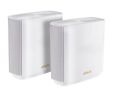 Asus ZenWifi XT9 biela 2ks / Mesh router AX7800 / WiFi 6 / 2.4GHz / 2x 5GHz / 2.5Gbps WAN + 3x LAN