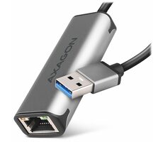 Axagon ADE-25R USB-A 3.2 Gen 1 - 2.5 Gigabit Ethernet sieťová karta, Realtek 8156, auto install, sivá
