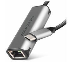 Axagon ADE-25RC USB-C 3.2 Gen 1 - 2.5 Gigabit Ethernet sieťová karta, Realtek 8156, auto install, sivá