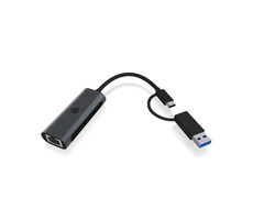 Icy Box IB-LAN301-C3 čierna / USB Sieťový adaptér / 2.5GLAN / USB 3.2 Gen 1
