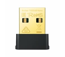 TP-LINK Archer T6000 USB Nano čierna / USB WiFi & BT adaptér / 433 +200 Mbps / Bluetooth 4.2