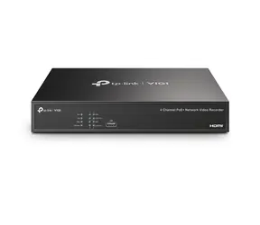 TP-LINK VIGI NVR1004H-4P / NVR / 4 kanály / HDMI / LAN / VGA / 2x USB