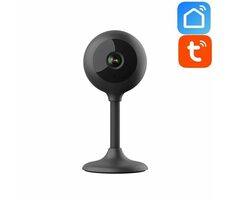 Solight domáca WiFi kamera čierna / Vnútorná IP kamera / 1920 x 1080 / mikrofón / nočné snímanie