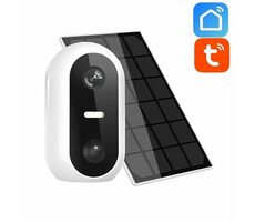 Solight batériová WiFi kamera so solárnym panelom / Vonkajšia IP kamera / 1920 x 1080 / IP54 / Wi-Fi