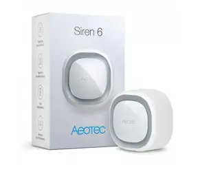 Aeotec Siren 6 biela / Vnútorná siréna / 110 dB / Z-Wave PLUS 