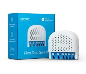 Aeotec Pico Swich Duo biela / Šikovný spínač / ZigBee 3.0