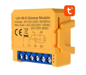 Avatto DMS16-2 žltá / Šikovný spínač / 2 kanály / WiFi