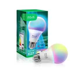 Nous P3 / Chytrá žiarovka / E27 / 810 lm / RGB / WiFi