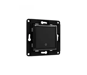 Shelly Wall Switch 1 - nástenný vypínač čierna / bez rámčeka