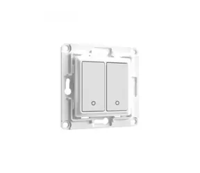 Shelly Wall Switch 2 - nástenný vypínač biela / bez rámčeka