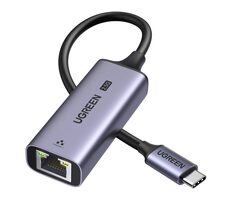Ugreen CM648 Sieťový adaptér USB-C - RJ45 sivá / až 2500 Mb/s