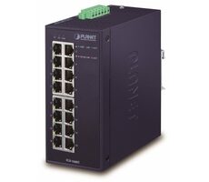 Planet IGS-1600T / Priemyselný Switch / 16x GLAN