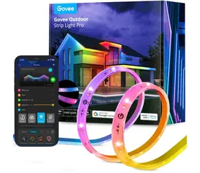 Govee Outdoor Pre SMART RGBICWW LED 10m / LED pásik / vonkajšie / 36W / 2000lm / IP65 (adaptér IP44) / BT / WiFi / RGBIC