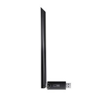 Baseus FastJoy USB-A Wi-Fi adaptér s anténou 300Mbps čierna / 2.4GHz
