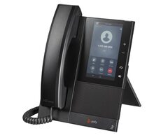 Poly CCX 505 čierna / IP telefón / 24 liniek / 5" displej / 2xRJ-45 / PoE / Zoom