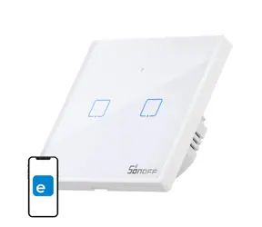 Sonoff T2 EU TX Dotykový spínač osvetlenia (2-kanálový) / WiFi + RF 433
