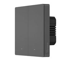 Sonoff M5 2C Chytrý scénický nástenný vypínač (2-kanálový) čierna / WiFi