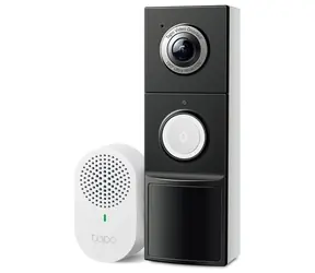 TP-LINK Tapo D235 / Šikovný zvonček / 2K / 2560 × 1920 / nočné videnie / IP66 / WiFi 2.4GHz / 10000mAh