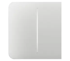 AJAX SideButton (2-gang) - Bočné dvoch tlačidlo pre LightSwitch biela
