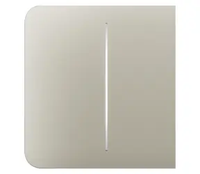 AJAX SideButton (2-gang) - Bočné dvoch tlačidlo pre LightSwitch slonová kosť