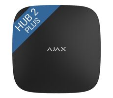 AJAX Hub 2 PLUS (8EU/ ECG) ASP black (38244) / Pokročilý centrálny ovládací panel / 2x SIM LTE + Ethernet + Wi-Fi 