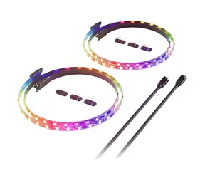 Hyte LS30 LED Strip x 2 čierna / LED pásik / 62x LED / NEXUS Link 