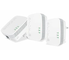 Strong Powerline 600 TRI MINI / Sada Powerline adaptérov / 600Mbps / 1x LAN / 3ks