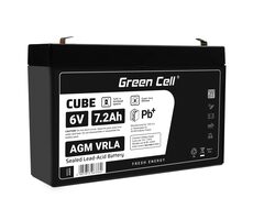 Green Cell batéria AGM VRLA 6V 7.2Ah
