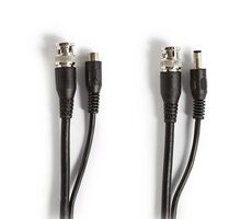 Nedis CCTV bezpečnostný kábel čierna / BNC / DC / 10.0 m / Okrúhly / PVC / Darčekový Box