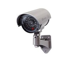 Nedis Atrapa bezpečnostné kamery šedá / Valcová / IP44 / Vonkajšie / Vrátane držiaka na stenu 