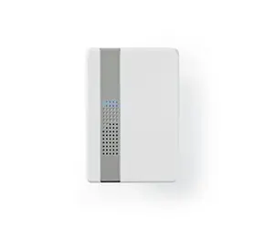 Nedis DOORB223CWT biela / Bezdrôtový zvonček / 220 - 240 V AC 50 Hz / 1x CR2032 / 80 dB / až 300 m / IP44 