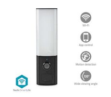 Nedis WIFICOL10CBK / Chytrá vonkajšia kamera / Wi-Fi / SmartLife / Full HD 1080p / IP65 / microSD
