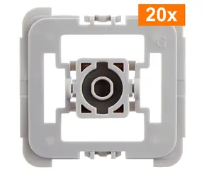 Homematic IP Adaptér Gira 55 (20ks) / pre rámčeky a kryty Gira radu System 55/Standard 55/E2/Event/Espirit