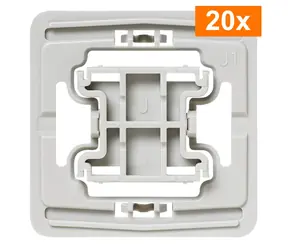 Homematic IP Adaptér Jung J1 (20ks) / pre rámčeky a kryty Jung radu LS 990/LS-design/LS- PLUS/CD 500/CD Universal/CD PLUS