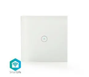Nedis SmartLife Nástenný vypínač biela
